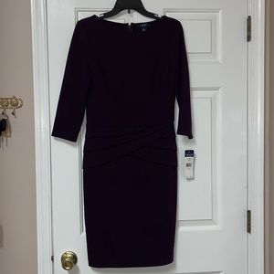 Chaps eggplant colored dress
